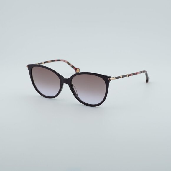 Carolina Herrera Accessories - Carolina Herrera HER 0189/G/S T1W Sunglasses Plum Cat Eye Frame, Violet Lenses